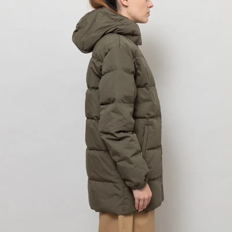 Patagonia Womens Cotton Down Parka Basin Green-4