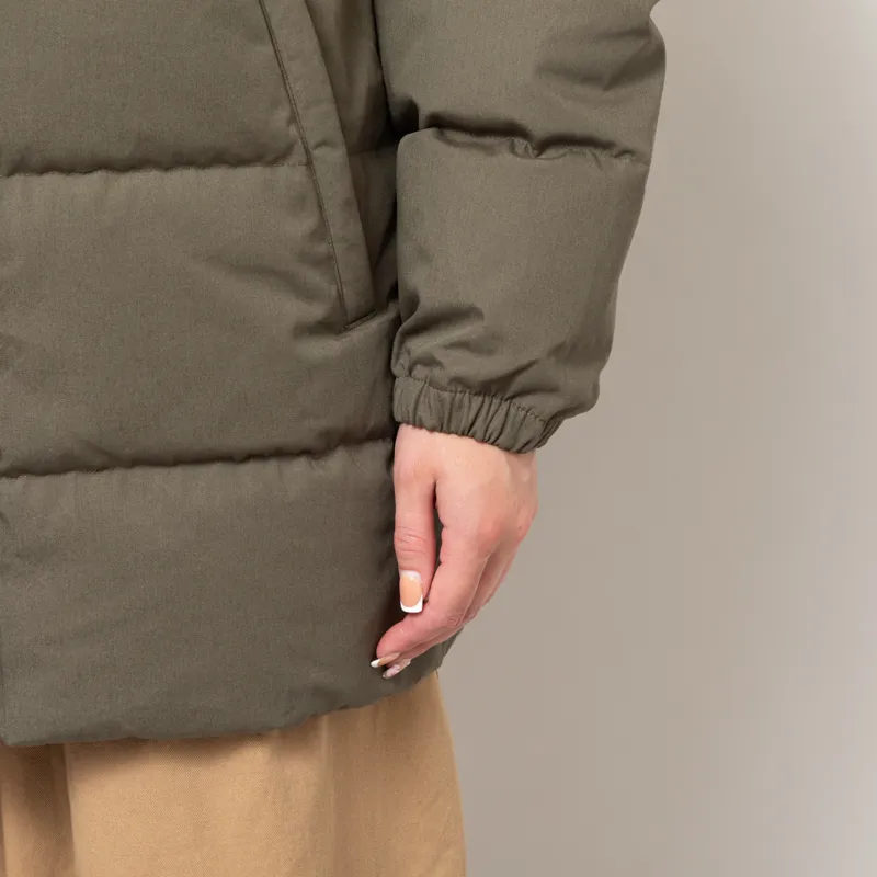 Patagonia Womens Cotton Down Parka Basin Green-11