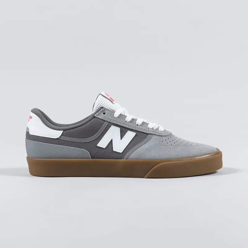 New Balance Numeric 272 Shoes Grey White-4