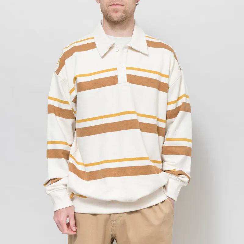 Revolution Loose Polo Sweatshirt Brown