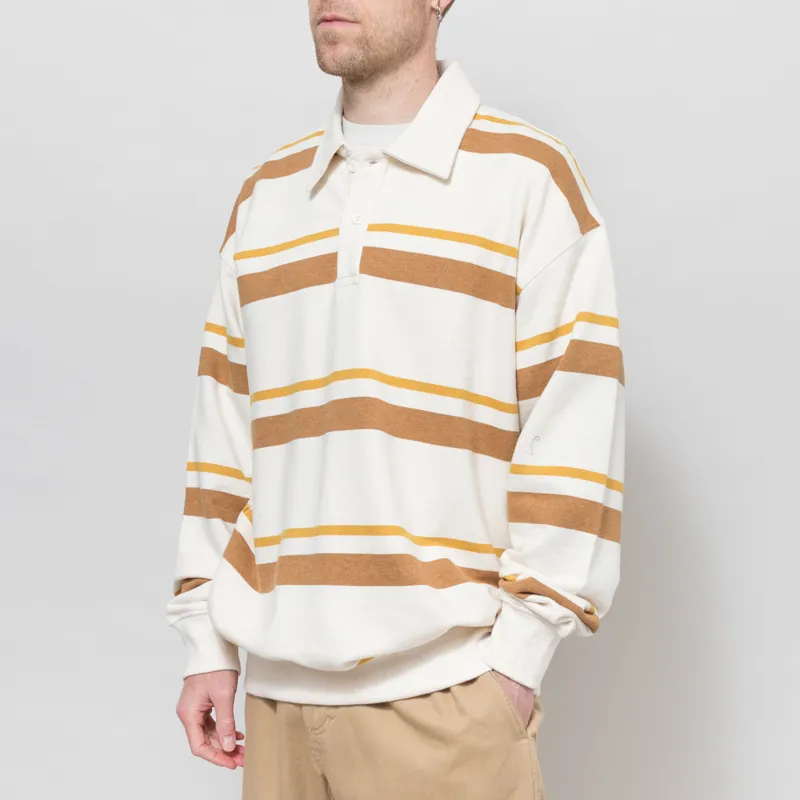 Revolution Loose Polo Sweatshirt Brown-1