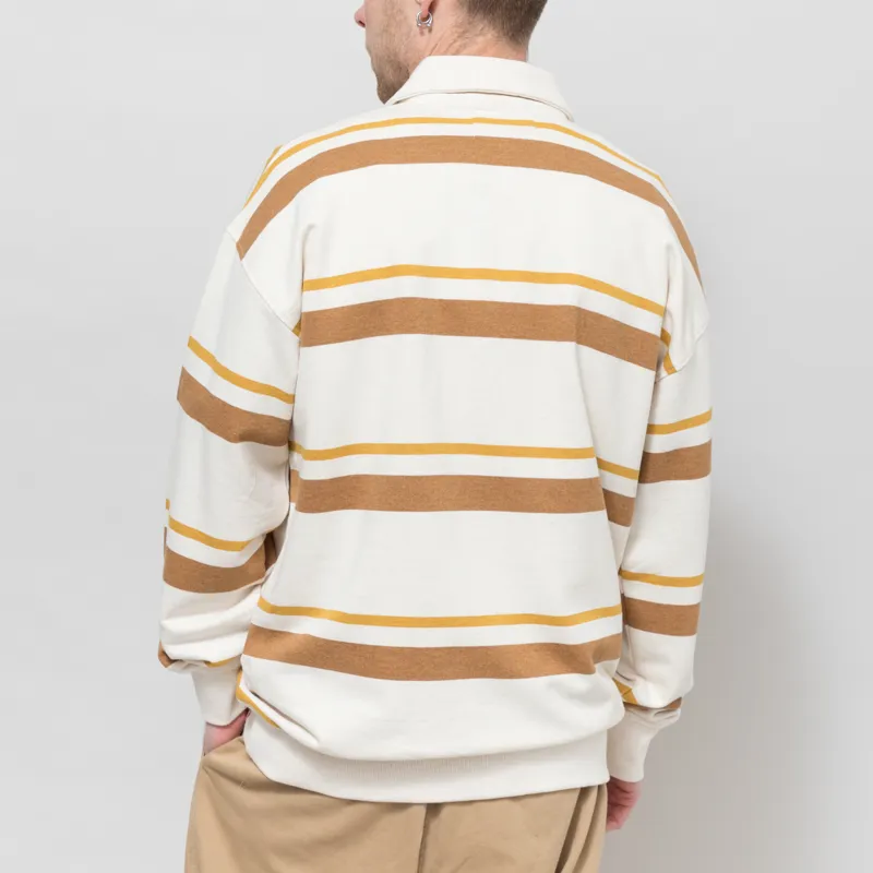Revolution Loose Polo Sweatshirt Brown-2