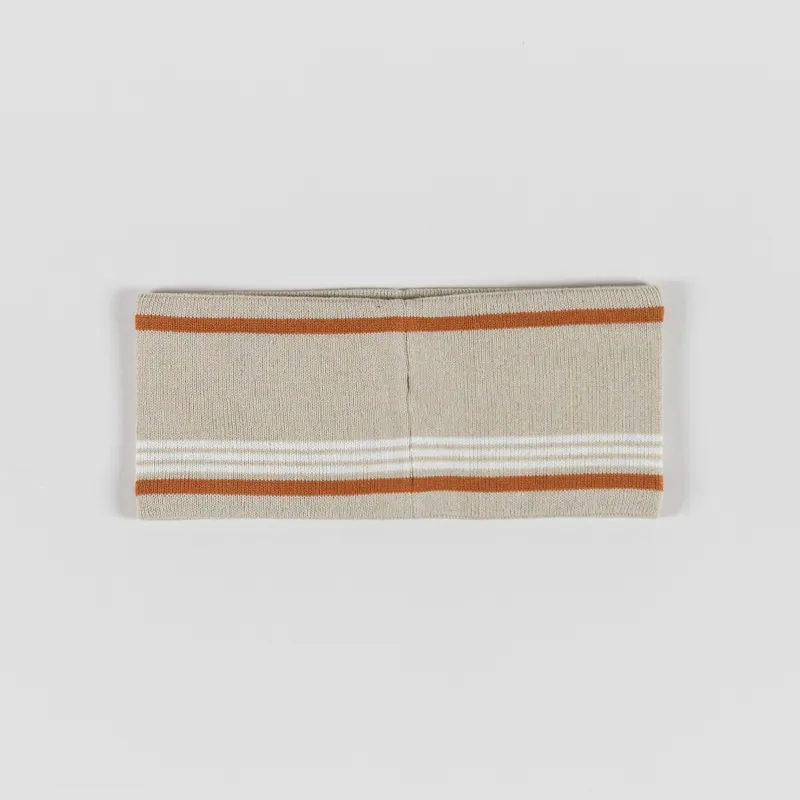 Patagonia Powder Town Headband Hut Tripper Logo Weathered Stone-1