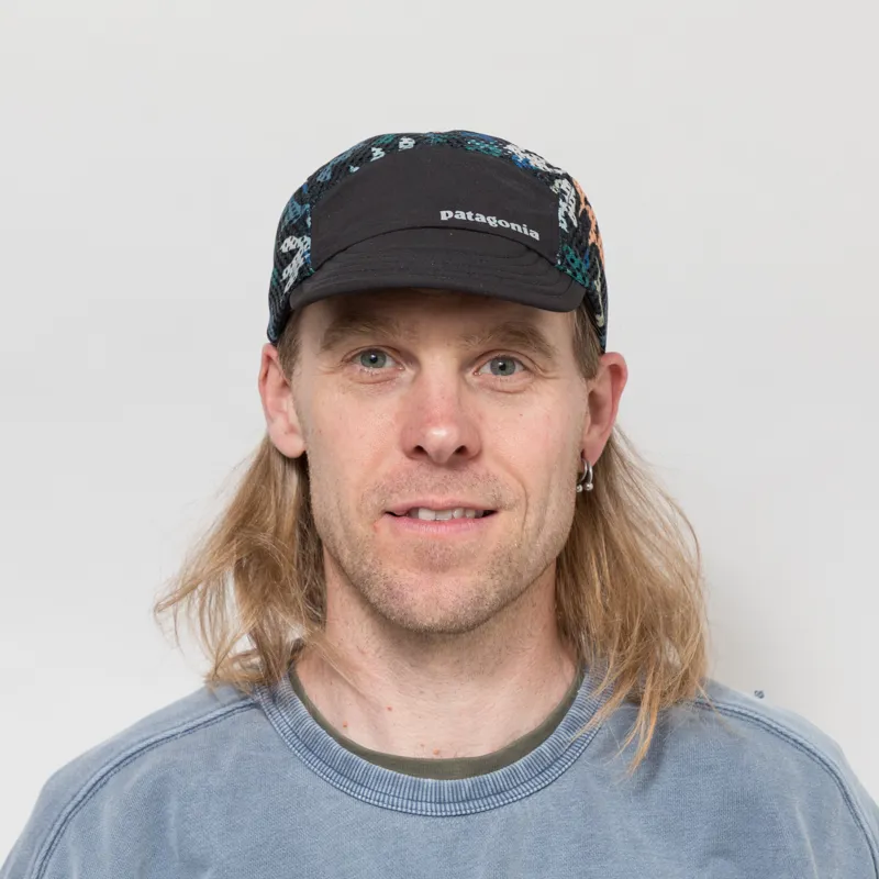 Patagonia Duckbill Cap Black Kaleido-1