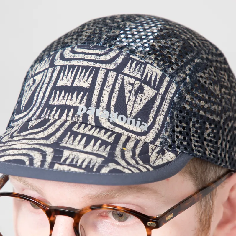 Patagonia Duckbill Cap Flow Sunken Blue-3