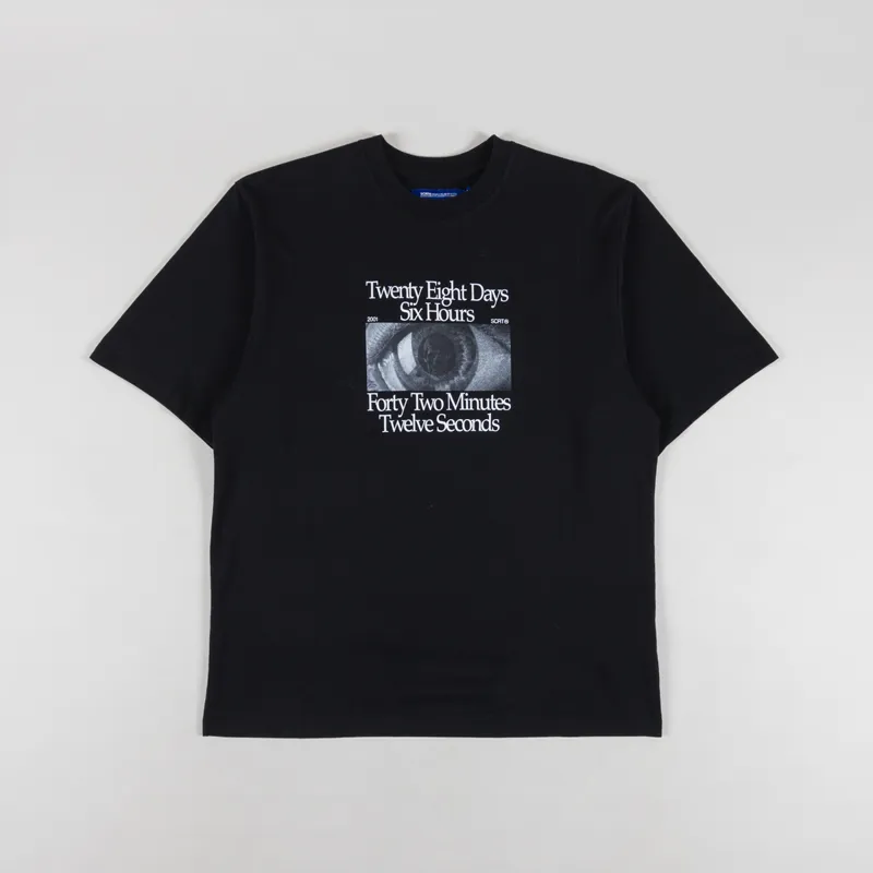 SCRT Twenty Eight Days T Shirt Black-1