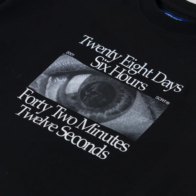 SCRT Twenty Eight Days T Shirt Black-5