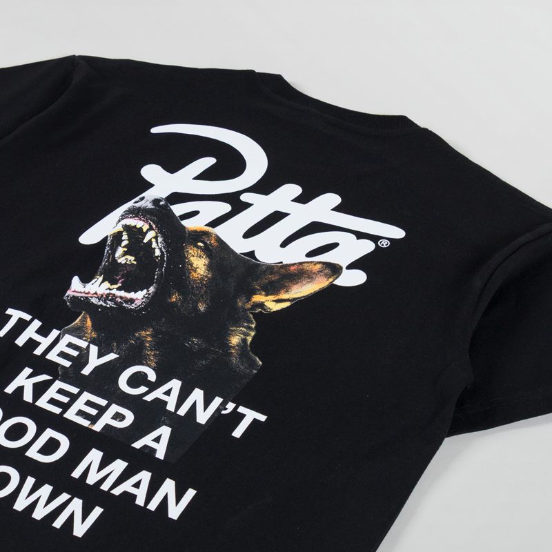 Patta Bark T Shirt Black-2