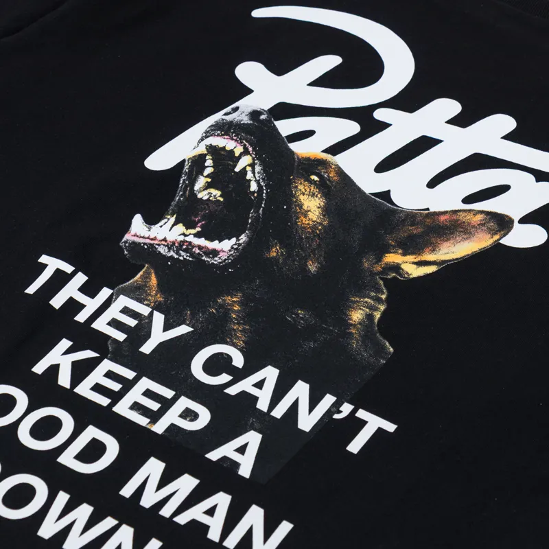 Patta Bark T Shirt Black-4
