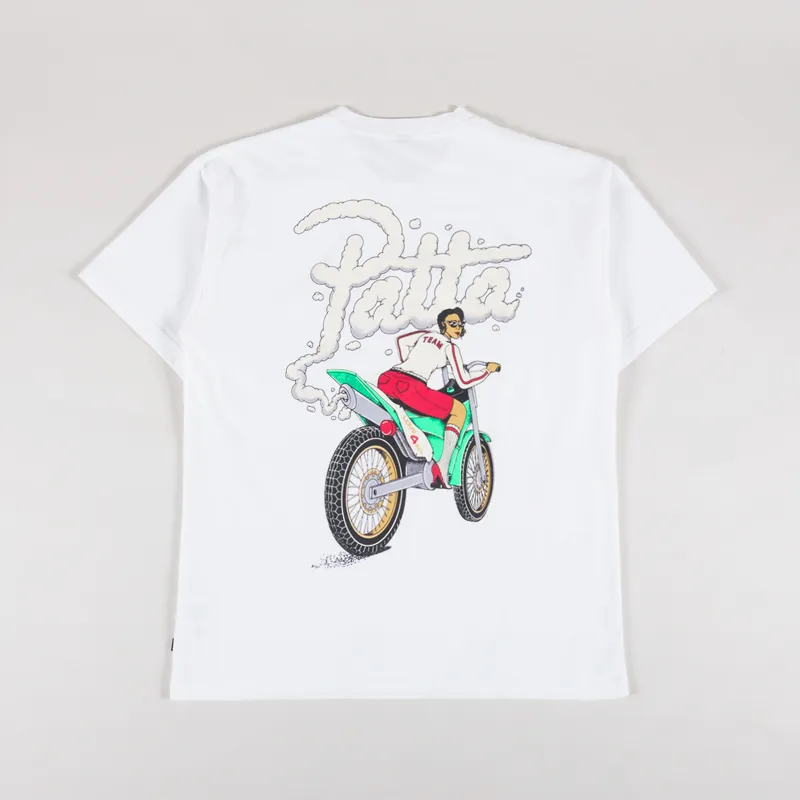 Patta Biker T Shirt White