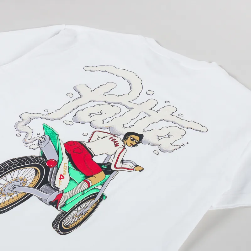 Patta Biker T Shirt White-2