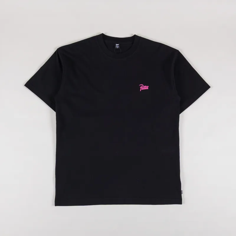 Patta Postcard T Shirt Black-1