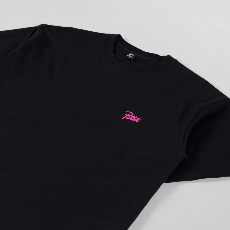 Patta Postcard T Shirt Black-3