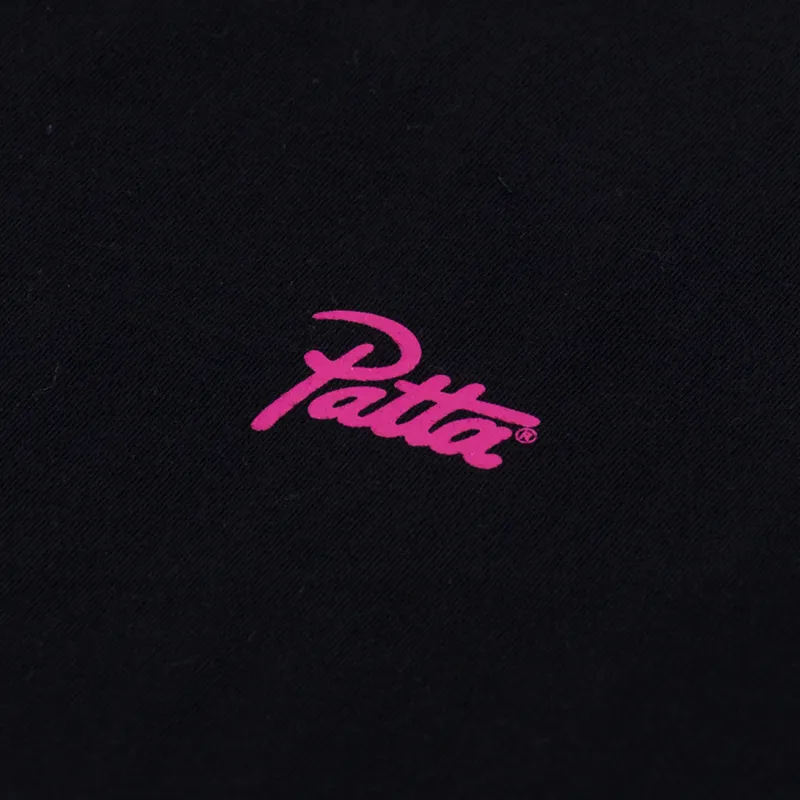 Patta Postcard T Shirt Black-5