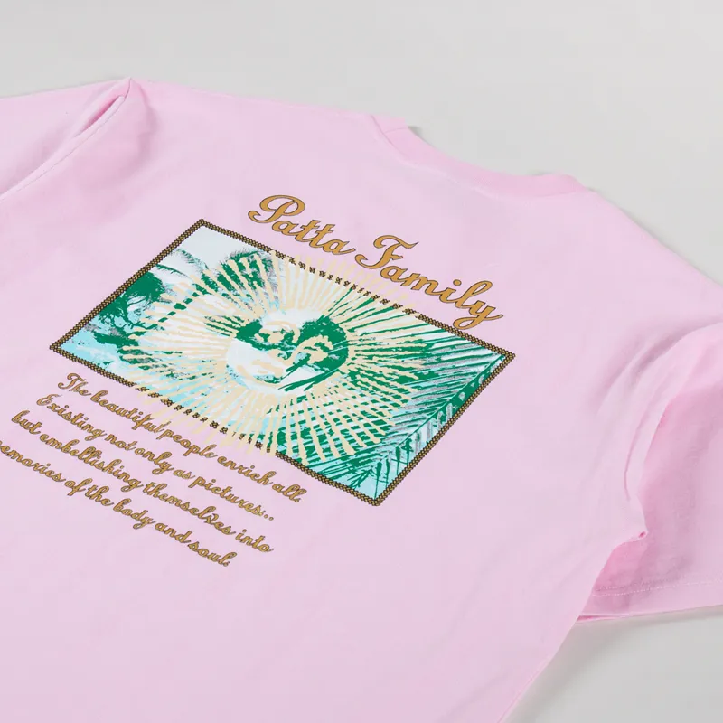 Patta Postcard T Shirt Sweet Lillac-2