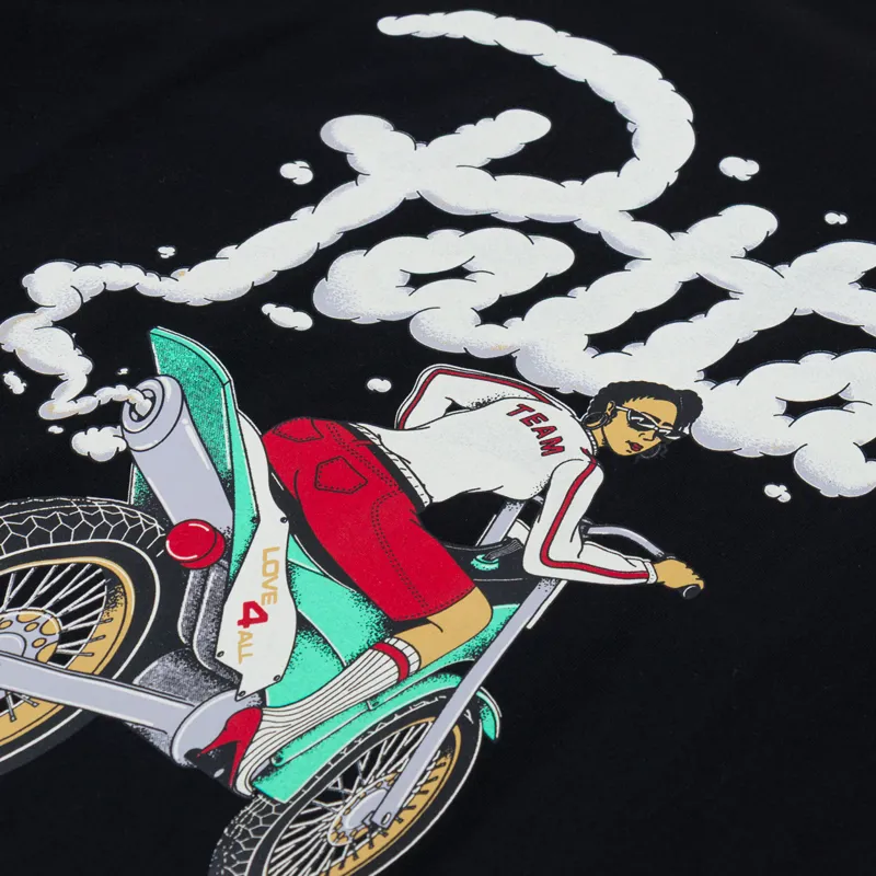 Patta Biker T Shirt Black-4