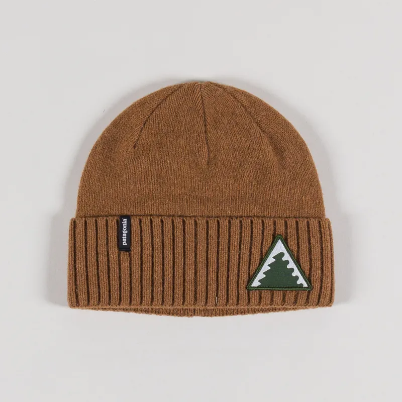 Patagonia Brodeo Beanie Dawn Tracks Patch Shelter Brown