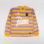 Patta Striped Long Sleeve Football Jersey Chalk Violet