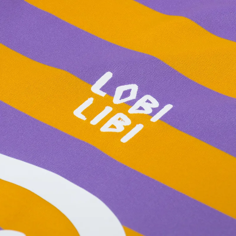 Patta Striped Long Sleeve Football Jersey Chalk Violet-5