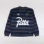 Patta Striped Long Sleeve Football Jersey Forged Iron