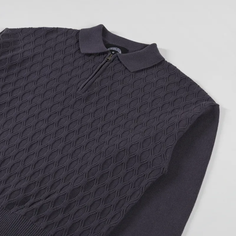 Temp Surf Co. Rugby Knit Shark Grey-2