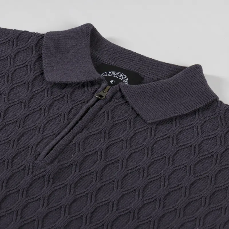 Temp Surf Co. Rugby Knit Shark Grey-4