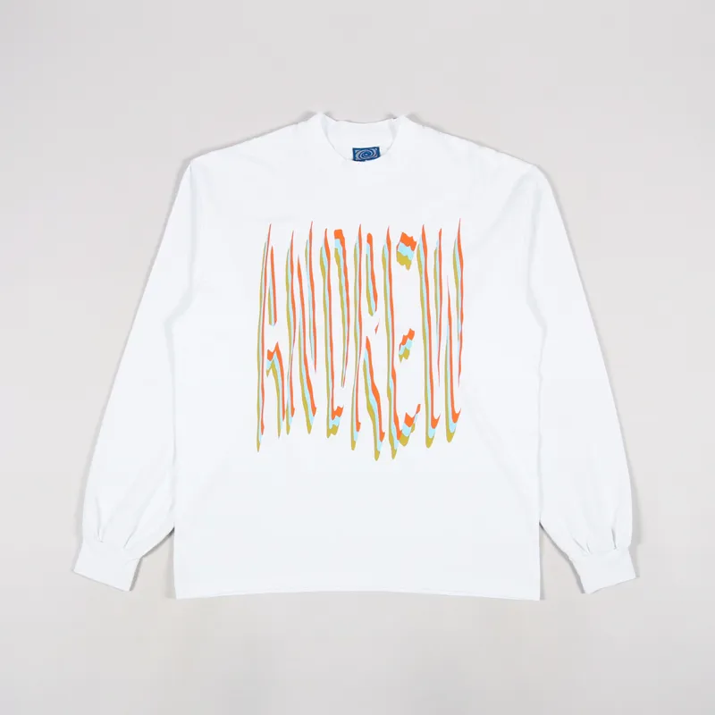 Andrew 2wo 2imes Long Sleeve T Shirt White