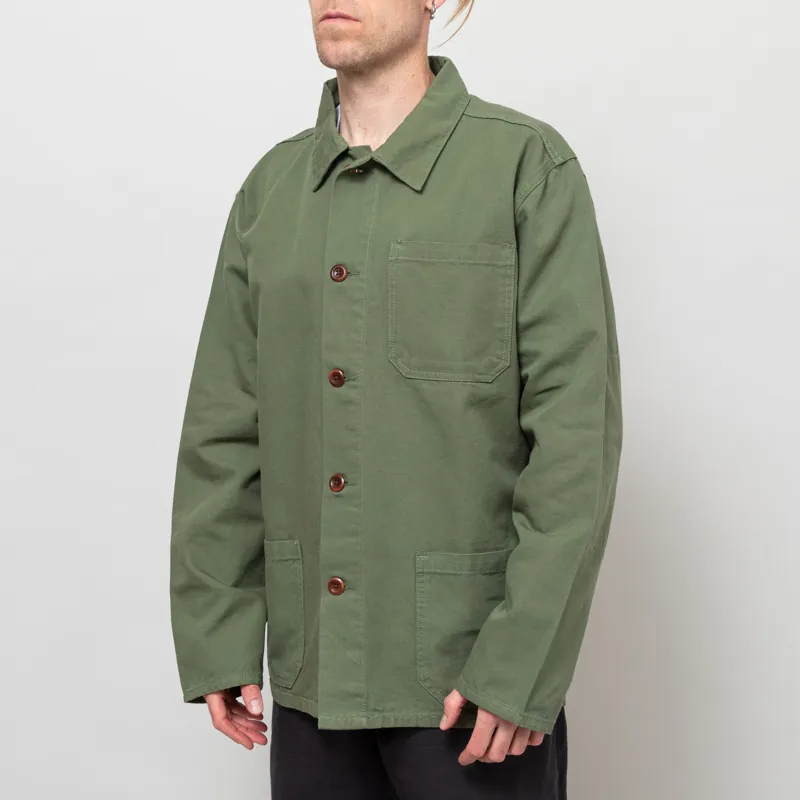 Uskees 3001 Buttoned Overshirt Coriander-1
