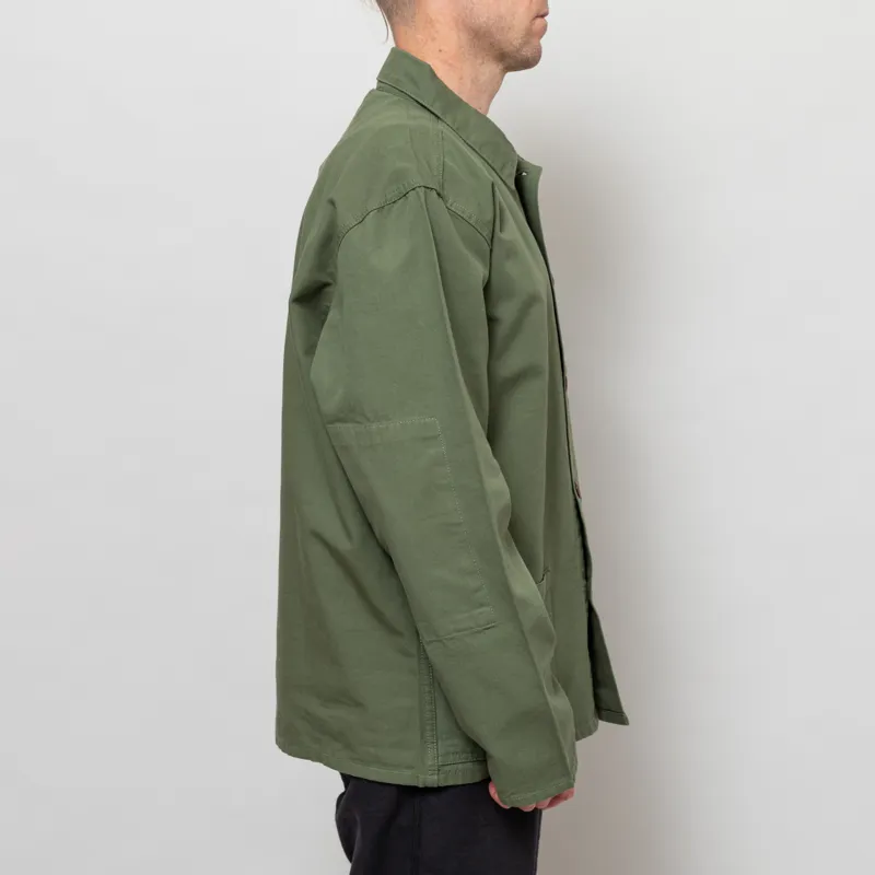 Uskees 3001 Buttoned Overshirt Coriander-4