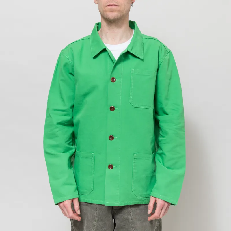 Uskees 3001 Buttoned Overshirt Tropical Green