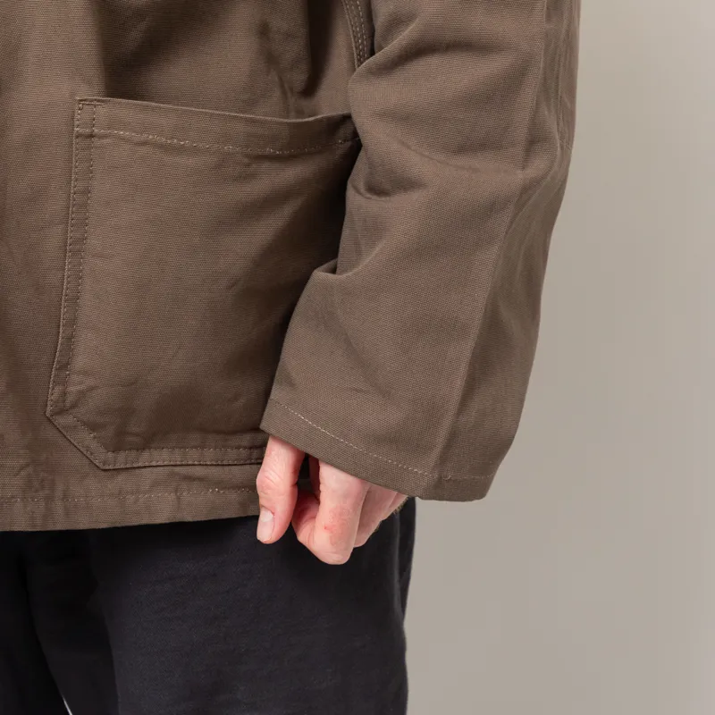 Uskees 3001 Buttoned Overshirt Dark Taupe-9