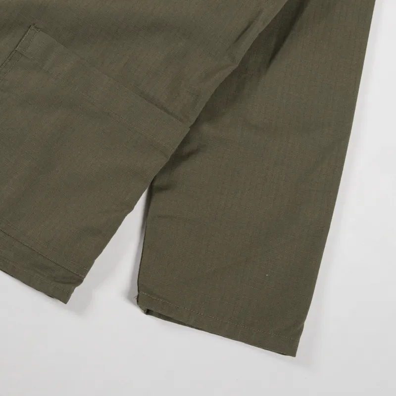 Uskees 3001 Ripstop Buttoned Overshirt Ivy Green-8