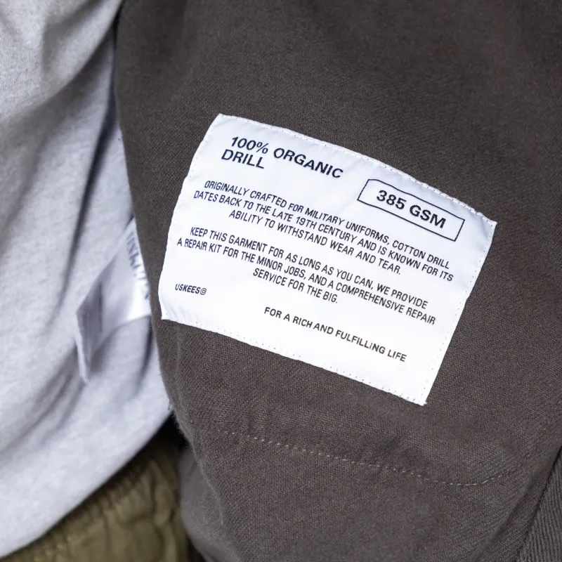 Uskees 3045 Drill Field Jacket Charcoal-10