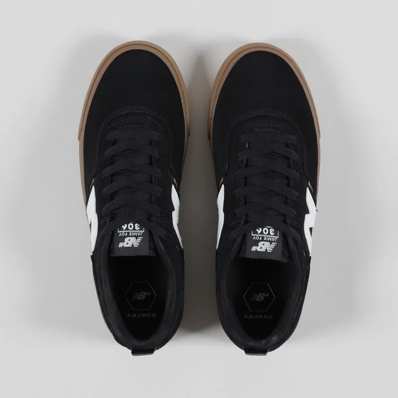 New Balance Numeric 306 Jamie Foy Shoes Black Gum-3