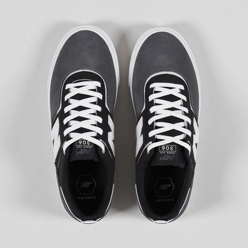 New Balance Numeric 306 Jamie Foy Shoes Grey Black-3