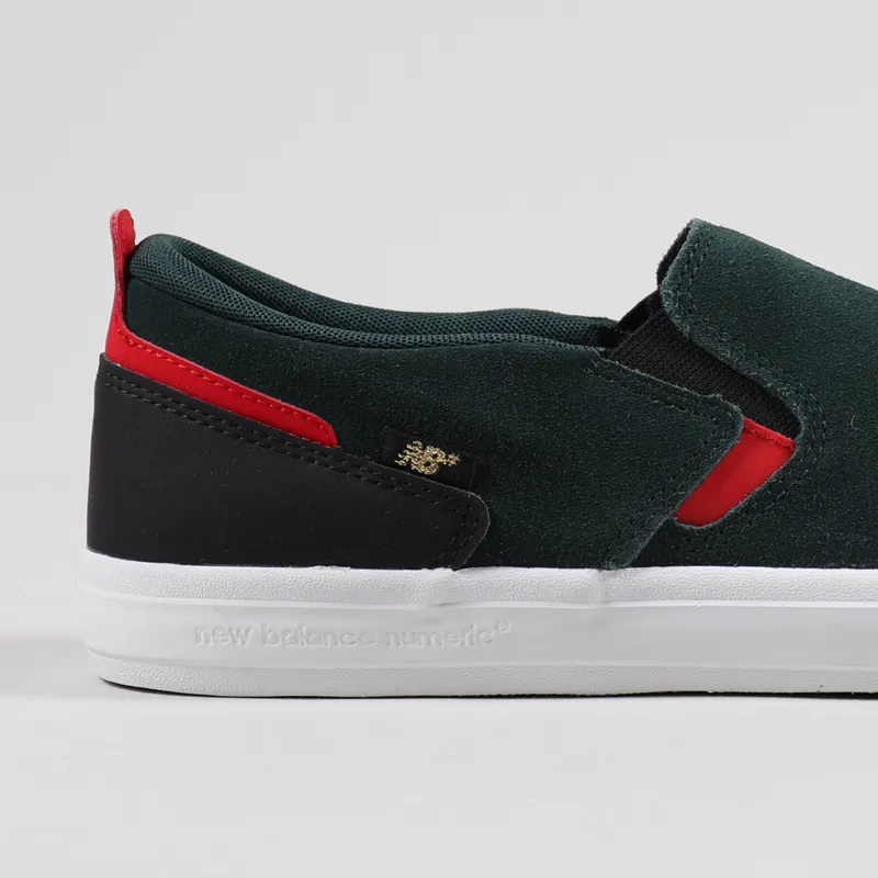 New Balance Numeric 306 Jamie Foy Slip-On Shoes Green Black-5