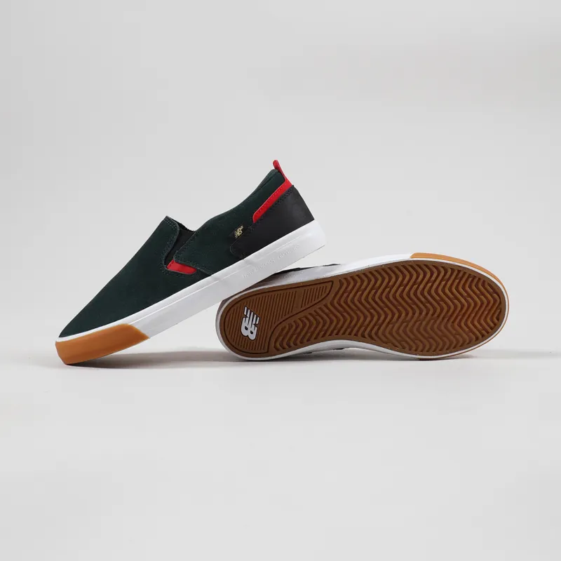 New Balance Numeric 306 Jamie Foy Slip-On Shoes Green Black-1