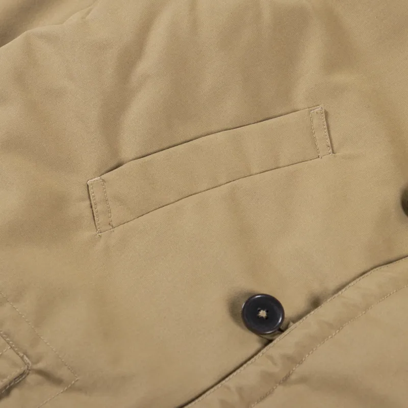 Universal Works Reversible Mackinaw Jacket Sand Brush P Tech Sherpa-13