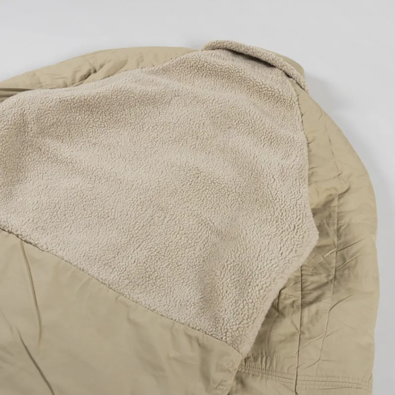 Universal Works Reversible Mackinaw Jacket Sand Brush P Tech Sherpa-8