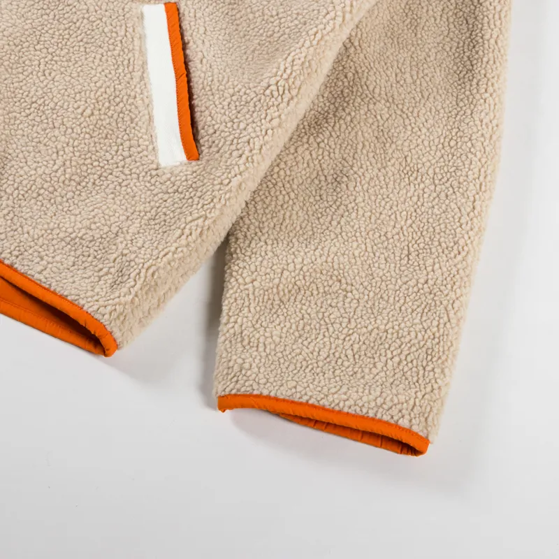 Universal Works Reversible Simple Hooded Jacket Orange Sand-11