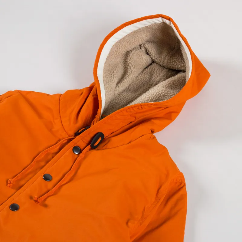 Universal Works Reversible Simple Hooded Jacket Orange Sand-4