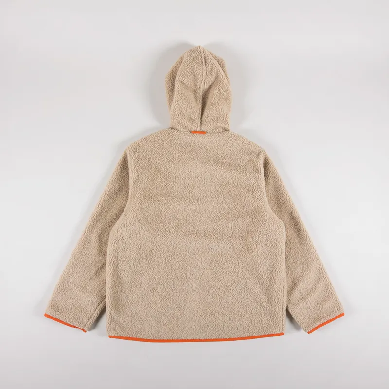 Universal Works Reversible Simple Hooded Jacket Orange Sand-3