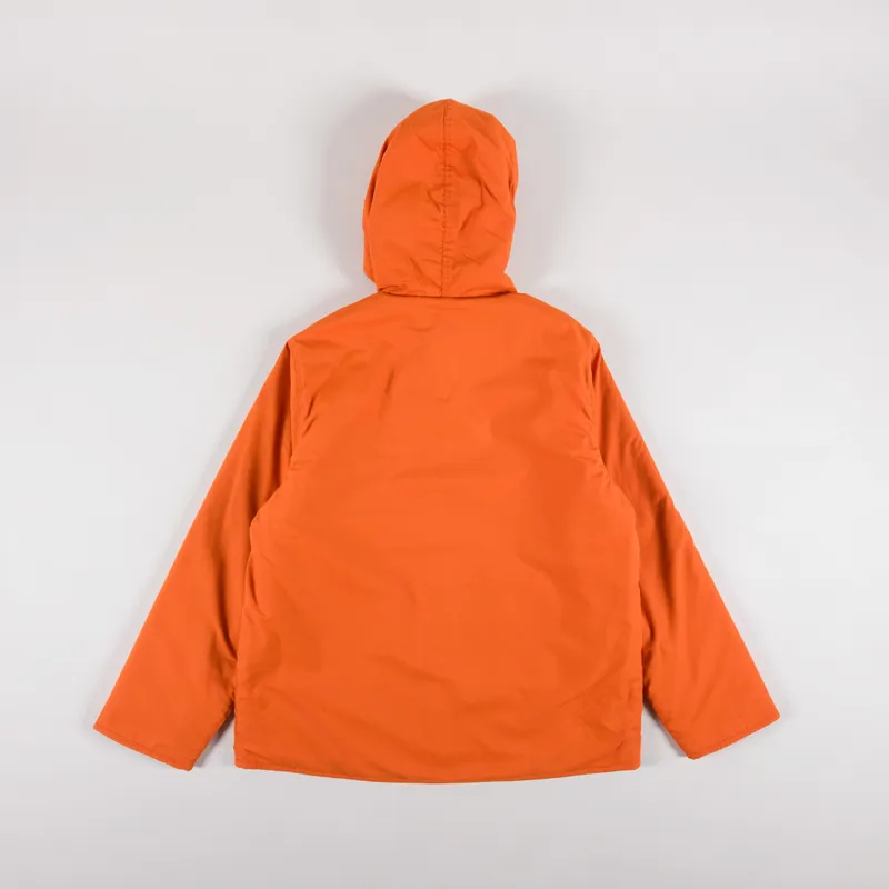 Universal Works Reversible Simple Hooded Jacket Orange Sand-2