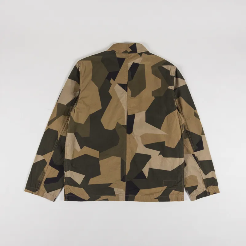 Universal Works Utility Jacket Brown Swedish Camo-1