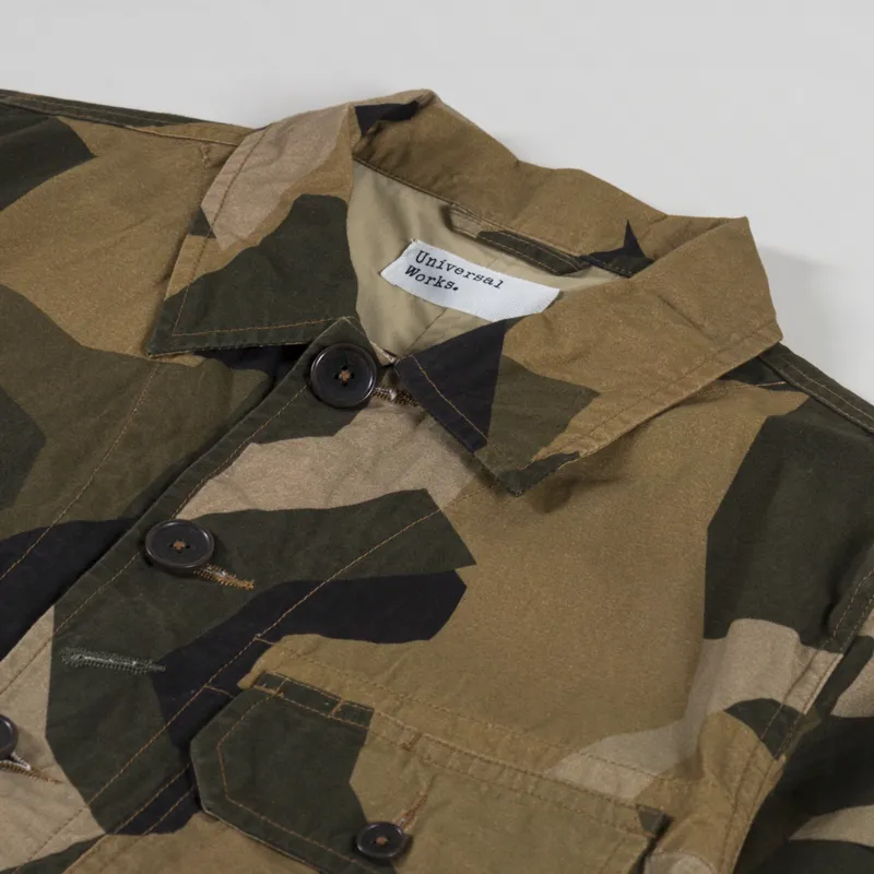 Universal Works Utility Jacket Brown Swedish Camo-4