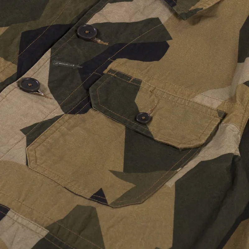 Universal Works Utility Jacket Brown Swedish Camo-5