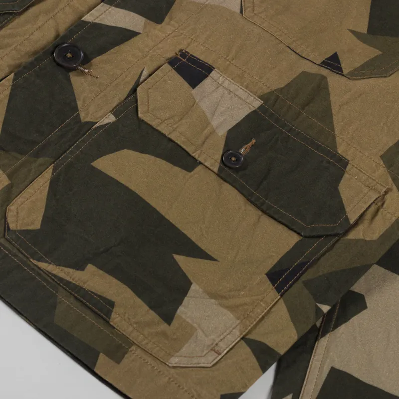 Universal Works Utility Jacket Brown Swedish Camo-6