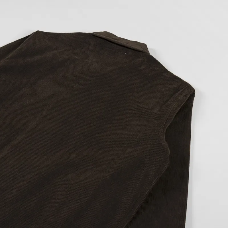 Universal Works Uniform Jacket Brown Fine Cord-3