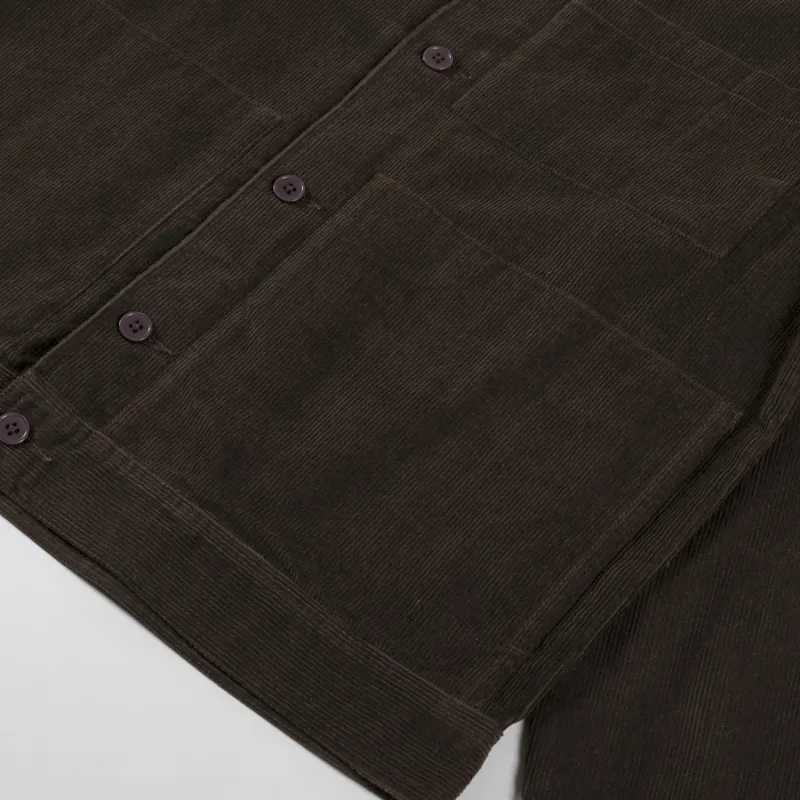 Universal Works Uniform Jacket Brown Fine Cord-5