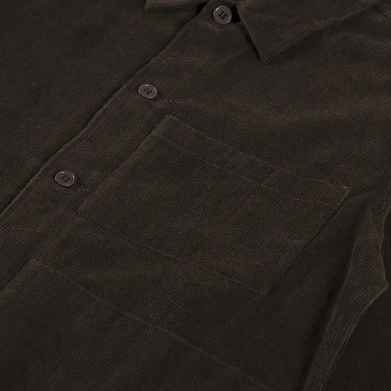 Universal Works Uniform Jacket Brown Fine Cord-7